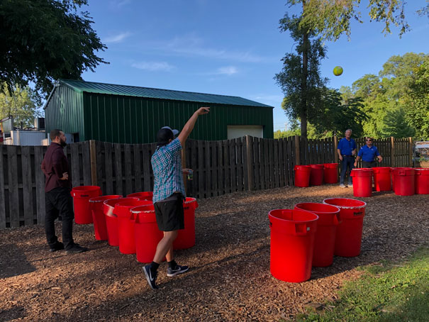 Loma Systems North America celebrating 50 years anniversary with Loma Pong