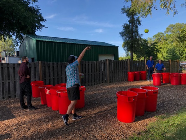 Loma Systems North America celebrating 50 years anniversary with Loma Pong