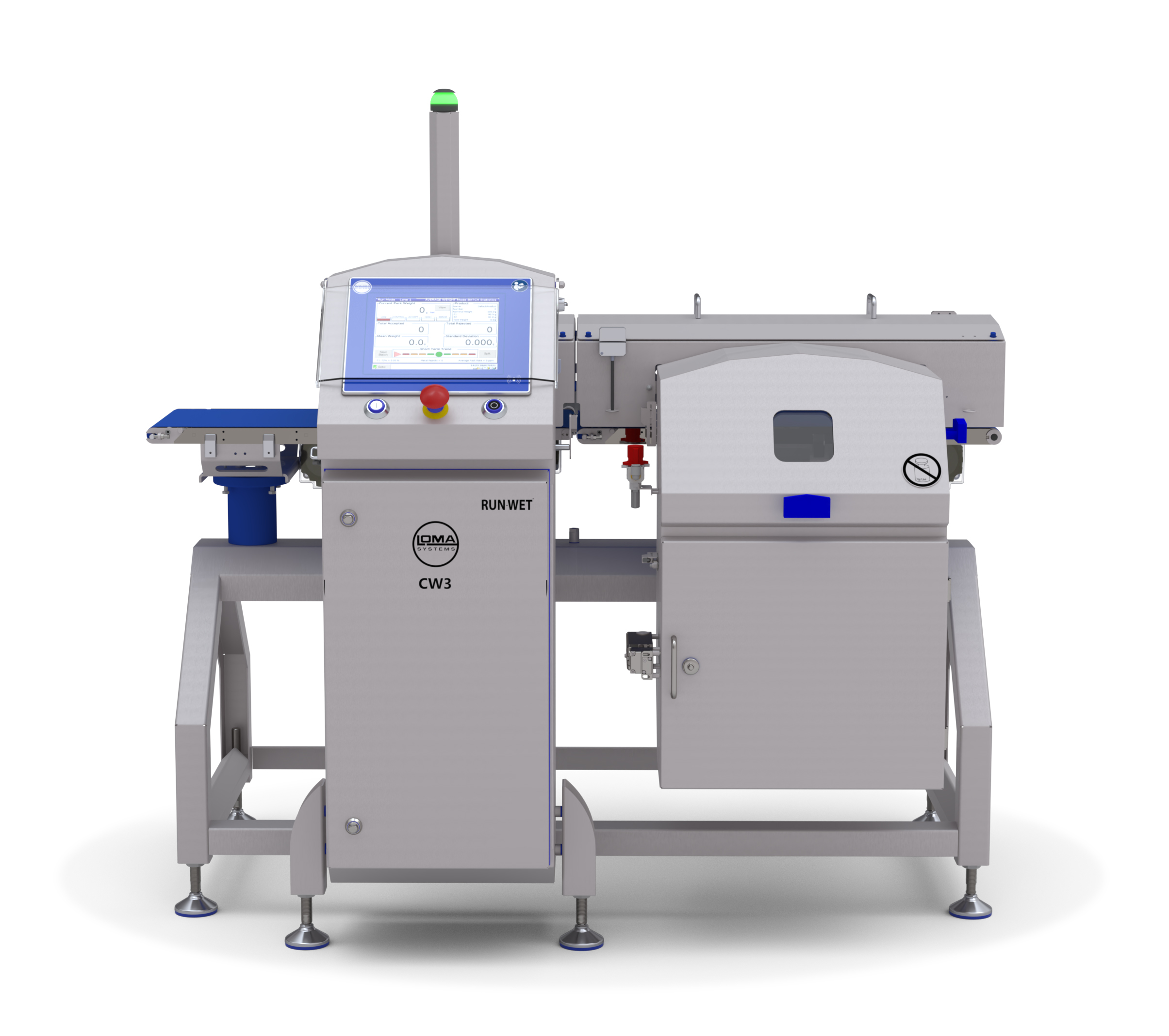 CW3 RUN-WET® Checkweigher