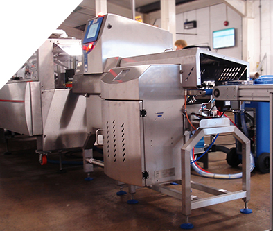 The Loma X5c X-ray Inspection system inspecting Snack Bars
